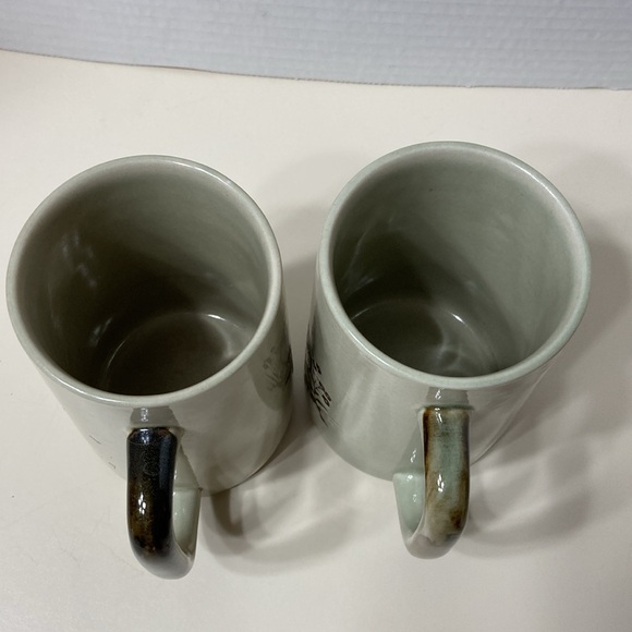 Otagiri Stoneware Bird Mugs Cups Blue Jay and Quail Japan Lot of 2 Vintage - Picture 5 of 8